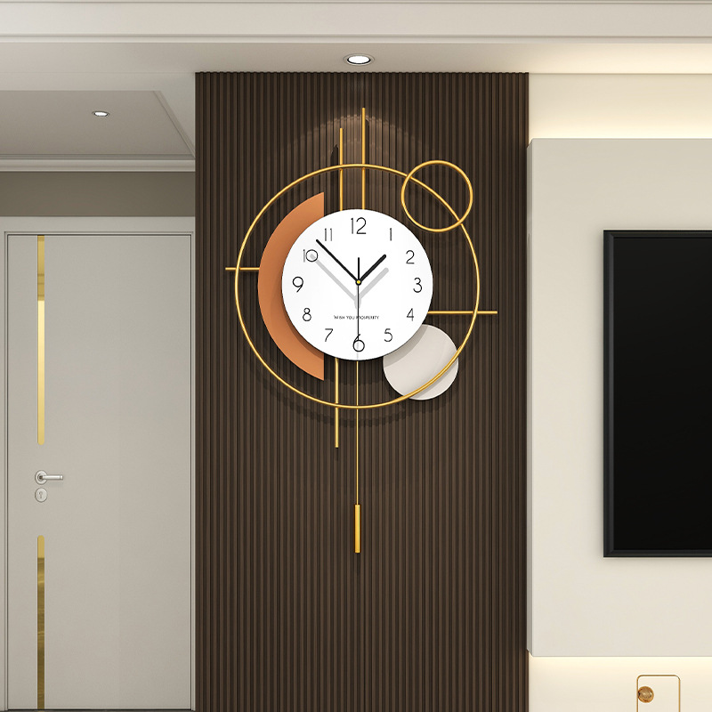 Luxury Watch House - Luxury Silent Pendulum Wall Clock Elegant