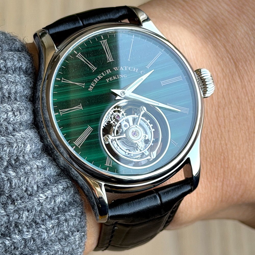 Luxury Watch Cartier - Merkur 100% Tourbillon Watch Men's Natural