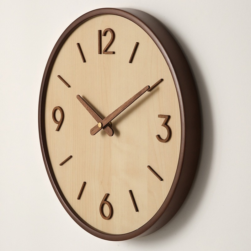 Luxury Watch House - Modern Wooden Silent Art Wall Clocks