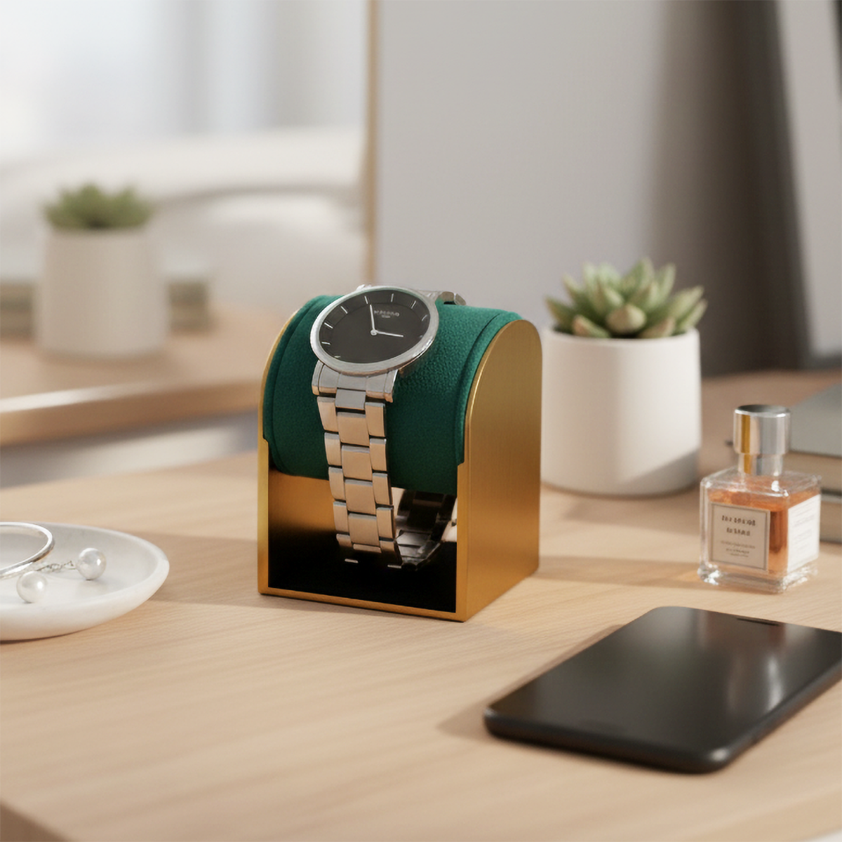 Luxury Watch House - Luxury Gold Metal Watch Display Stand
