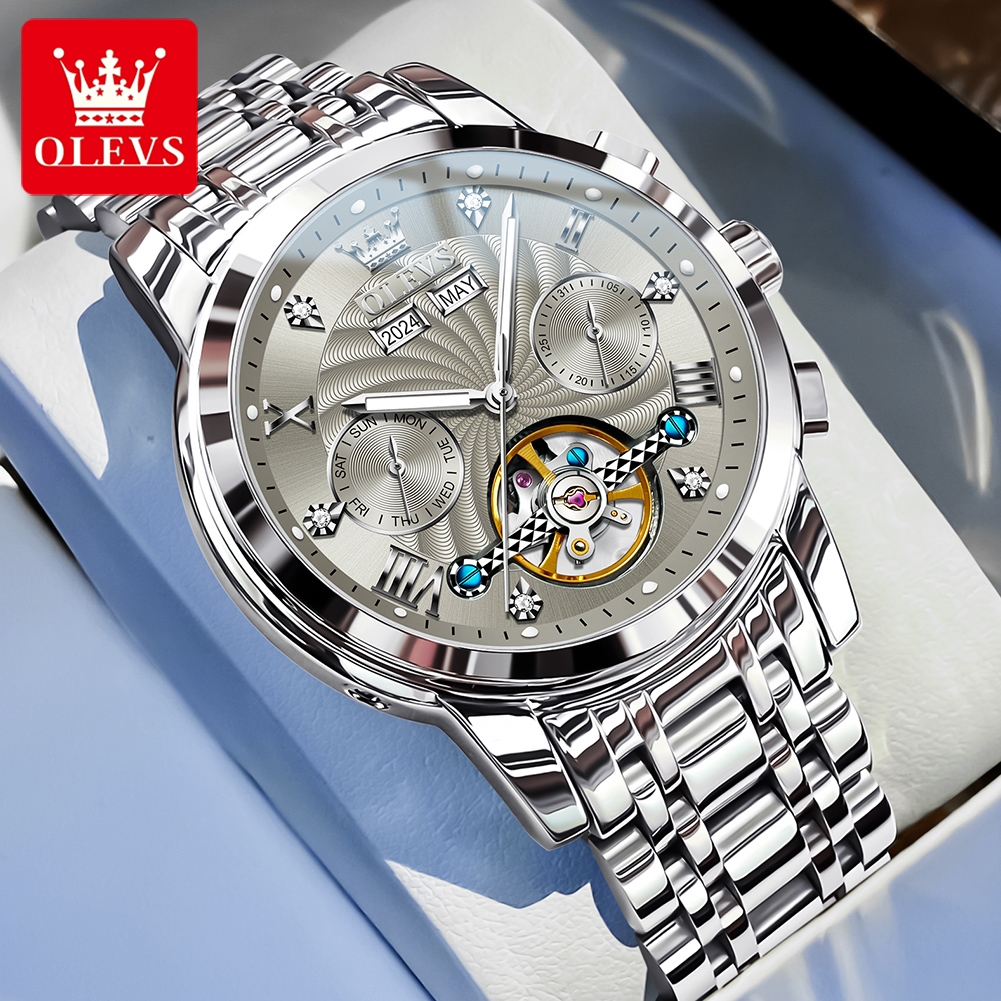 Luxury Watch Hd - OLEVS 7088 Men Watch Luxury Brand