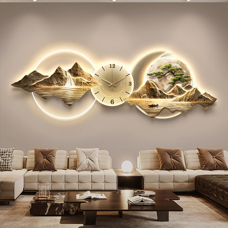 Luxury Watch House - Living Room Wall Clocks Art Mural