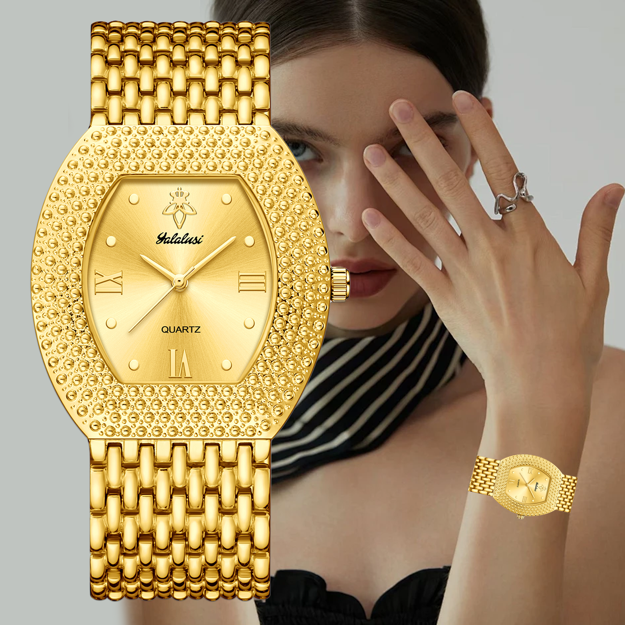 Luxury Watch Wallpaper - YaLaLuSi Fashion Waterproof Sport Watch for