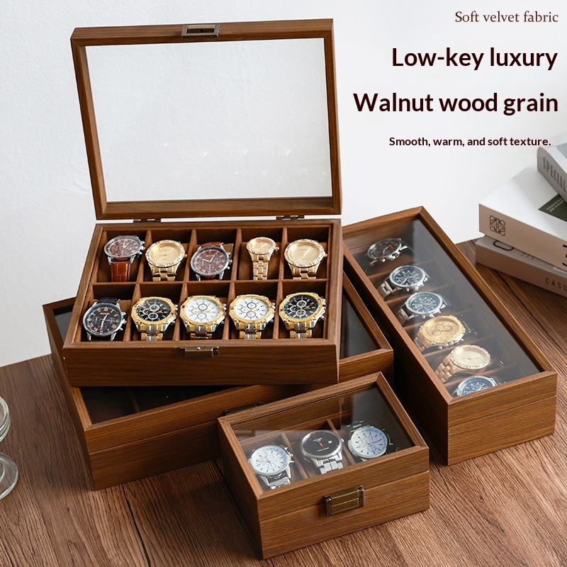 Black Walnut Wood Grain Watch  - Luxury Watch House recension och pris