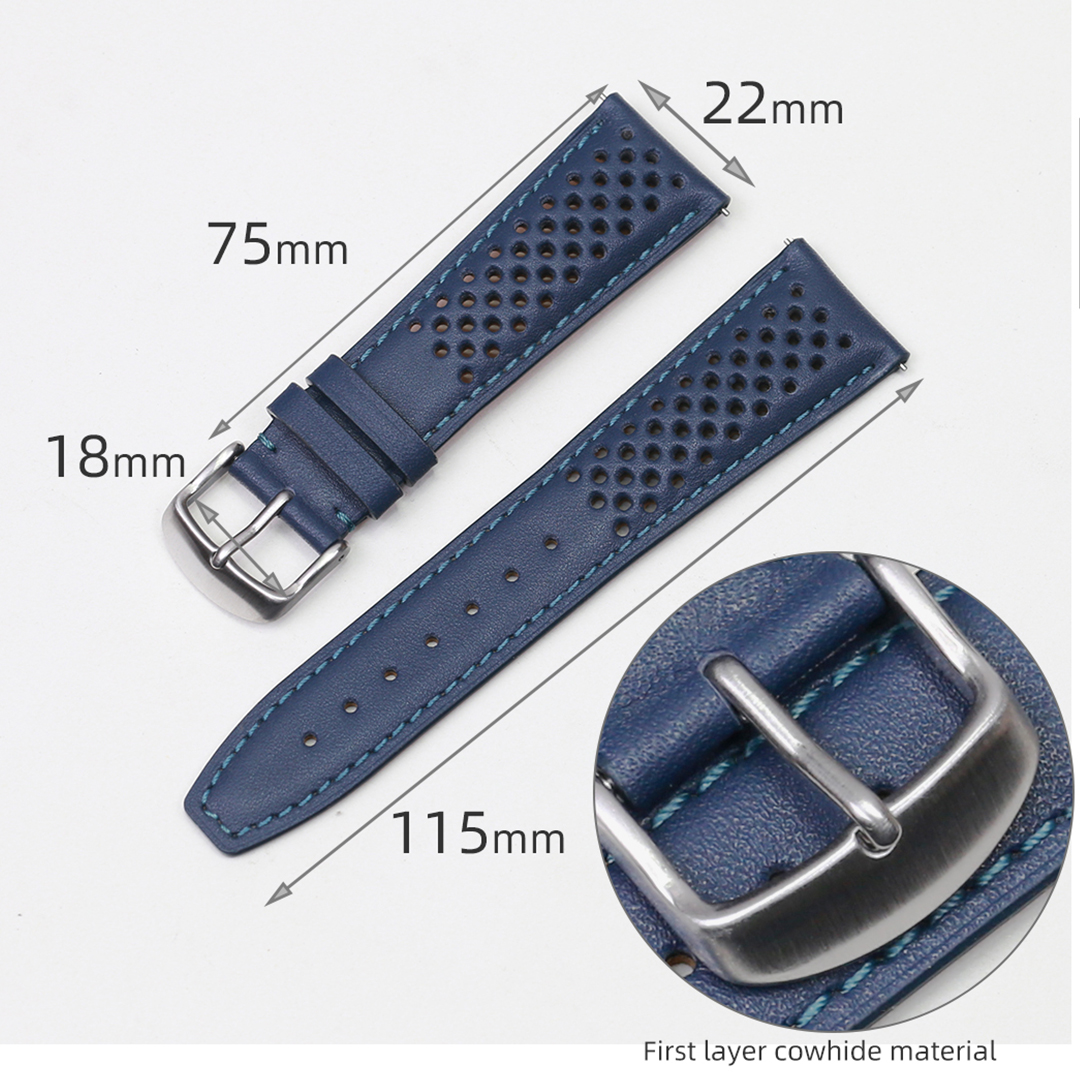 22mm Genuine Leather Watch Ban - Tag Heuer Is Luxury Watch recension och pris