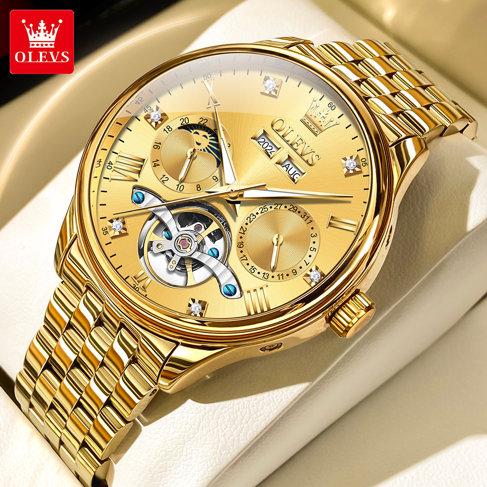 OLEVS 7023 Luxury Business Men - Luxury Watch Hd recension och pris
