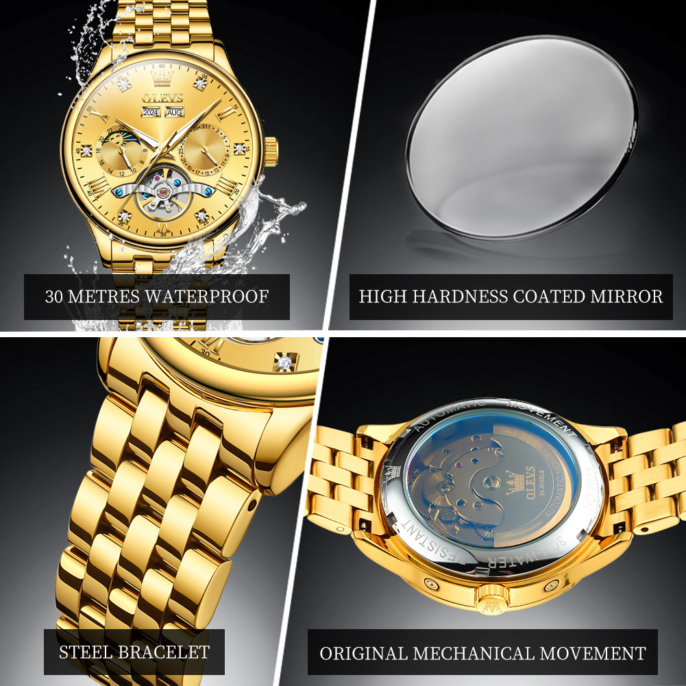 OLEVS 7023 Luxury Business Men - Luxury Watch Hd recension och pris