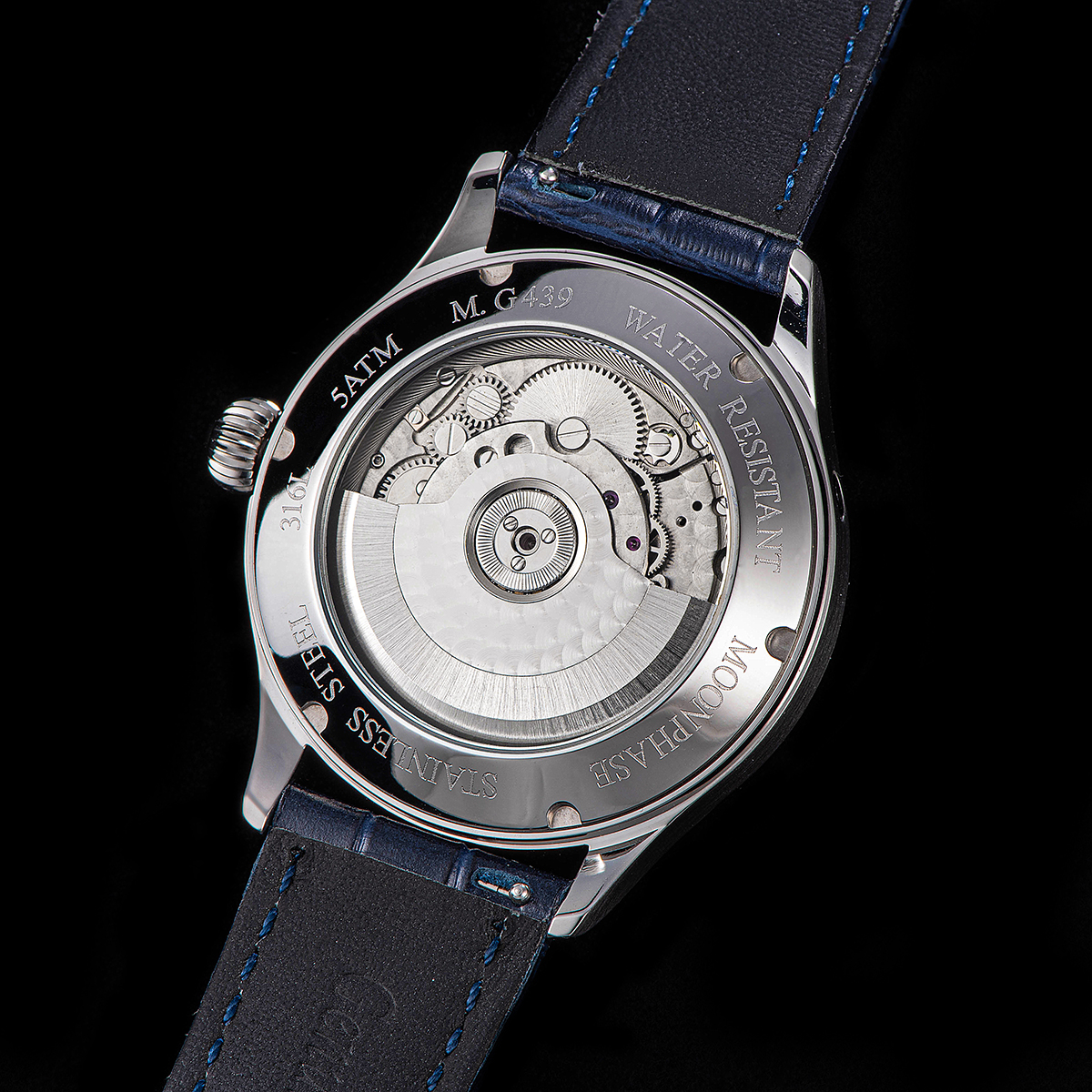 Sugess Moonphase Watch of Men  - Luxury Watch Cartier recension och pris