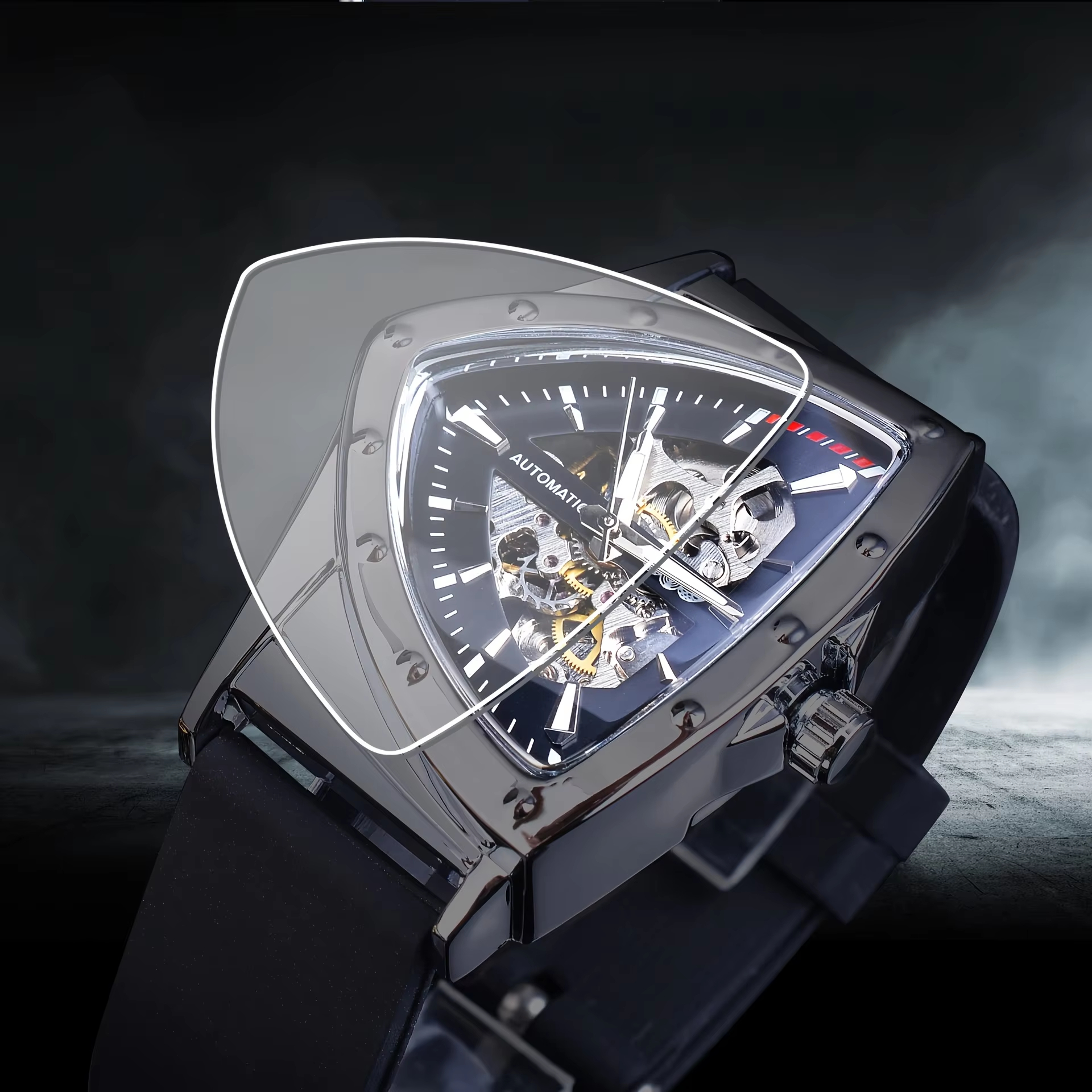 WINNER Men's Luxury Military M - Watch Triangle Luxury recension och pris