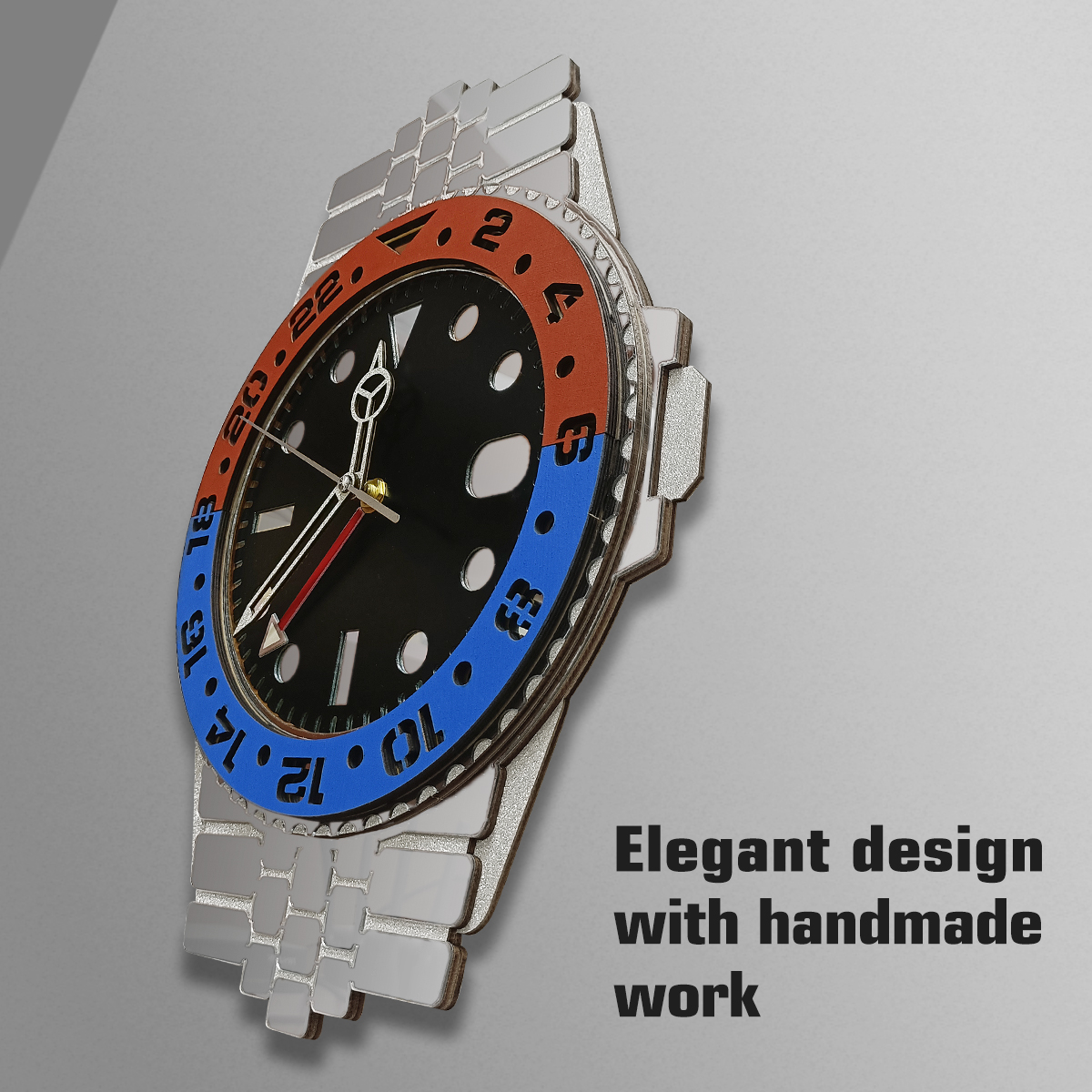 Luxury Wall Clock with a Wrist - Luxury Watch House recension och pris