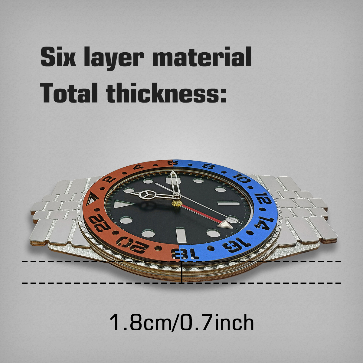 Luxury Wall Clock with a Wrist - Luxury Watch House recension och pris