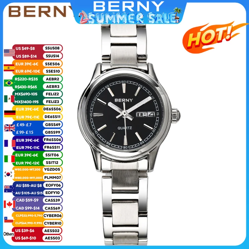 BERNY Luxury Ladies Watch Japa - Luxury Watch Japanese recension och pris