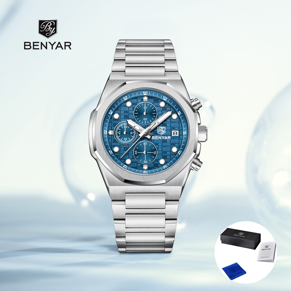 2025 New BENYAR Men's Watches  - Luxury Watch Wallpaper recension och pris