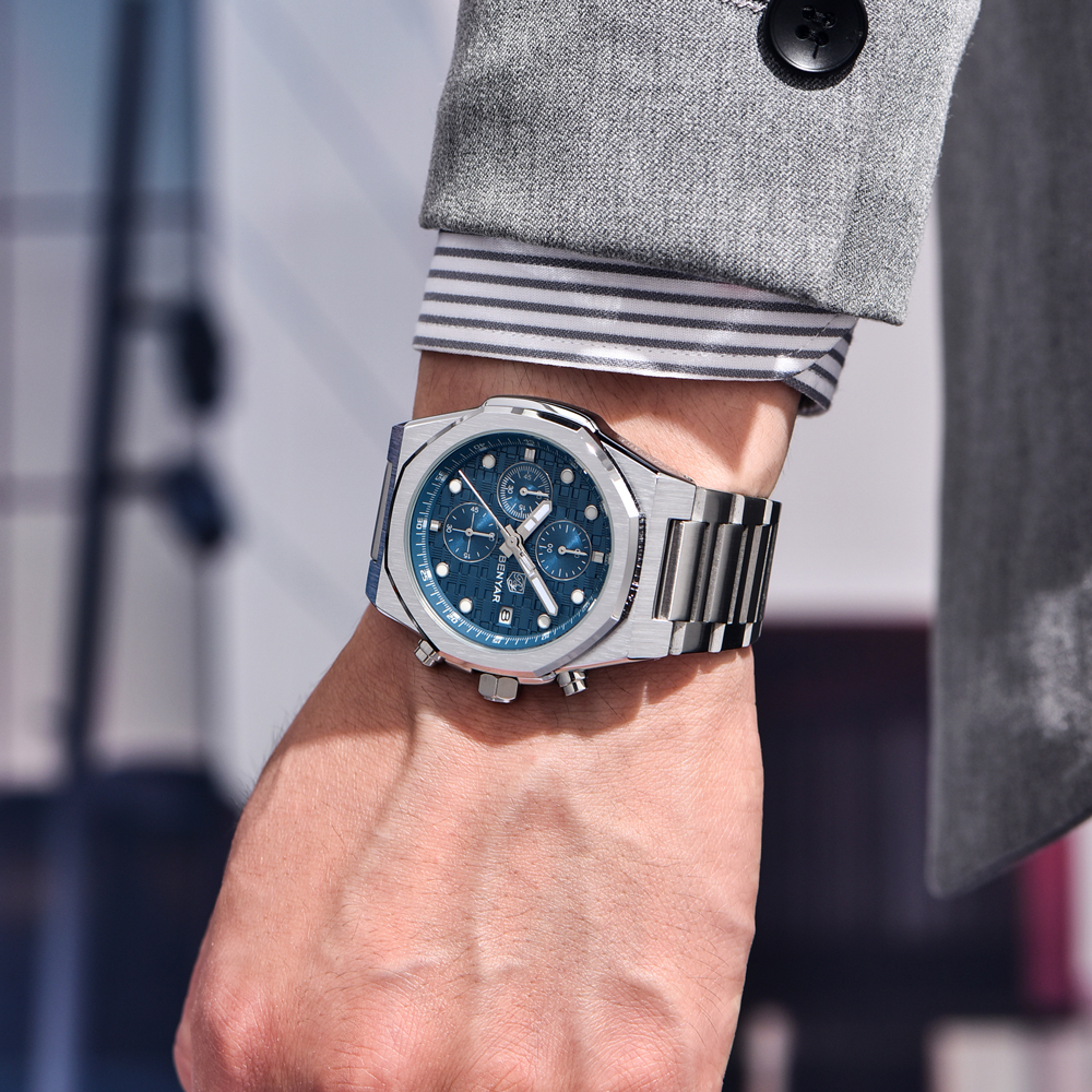 2025 New BENYAR Men's Watches  - Luxury Watch Wallpaper recension och pris