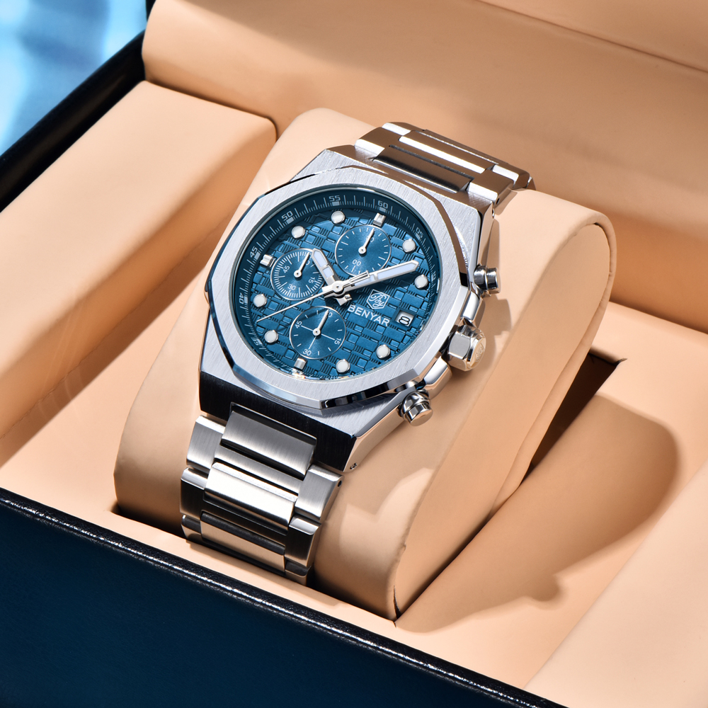 2025 New BENYAR Men's Watches  - Luxury Watch Wallpaper recension och pris