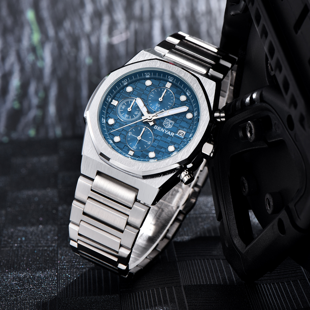 2025 New BENYAR Men's Watches  - Luxury Watch Wallpaper recension och pris