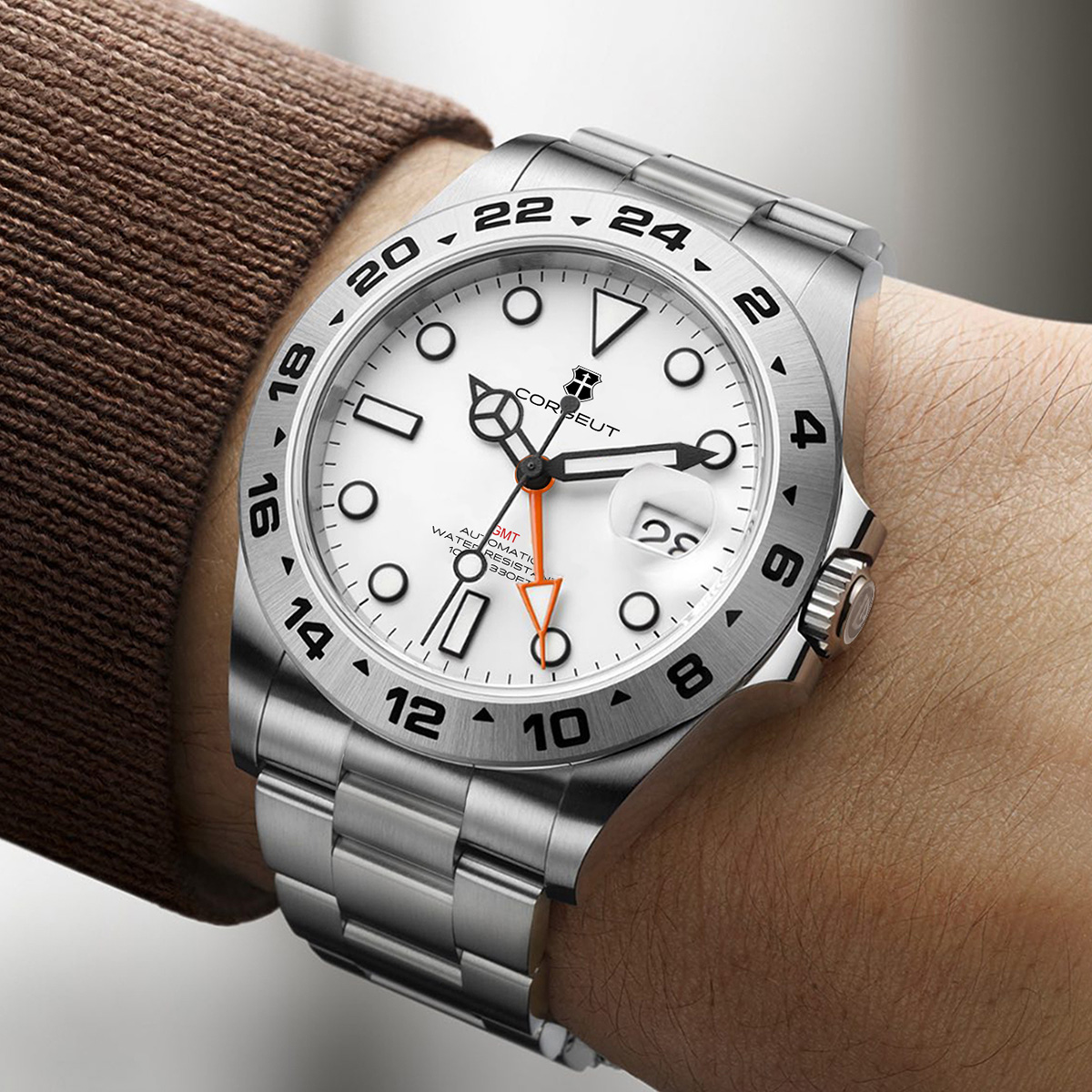 Custom Luxury 39mm NH34 Automa - Luxury Watch Wallpaper recension och pris