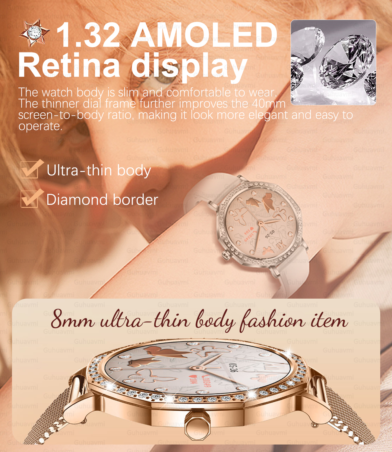 2025 New Ladies' Fashion Smart - Luxury Watch Hd recension och pris