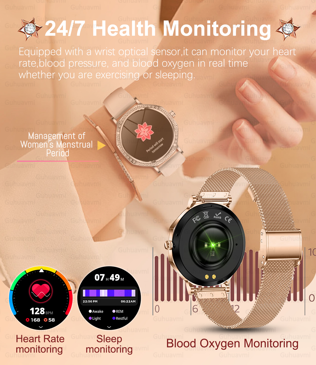 2025 New Ladies' Fashion Smart - Luxury Watch Hd recension och pris