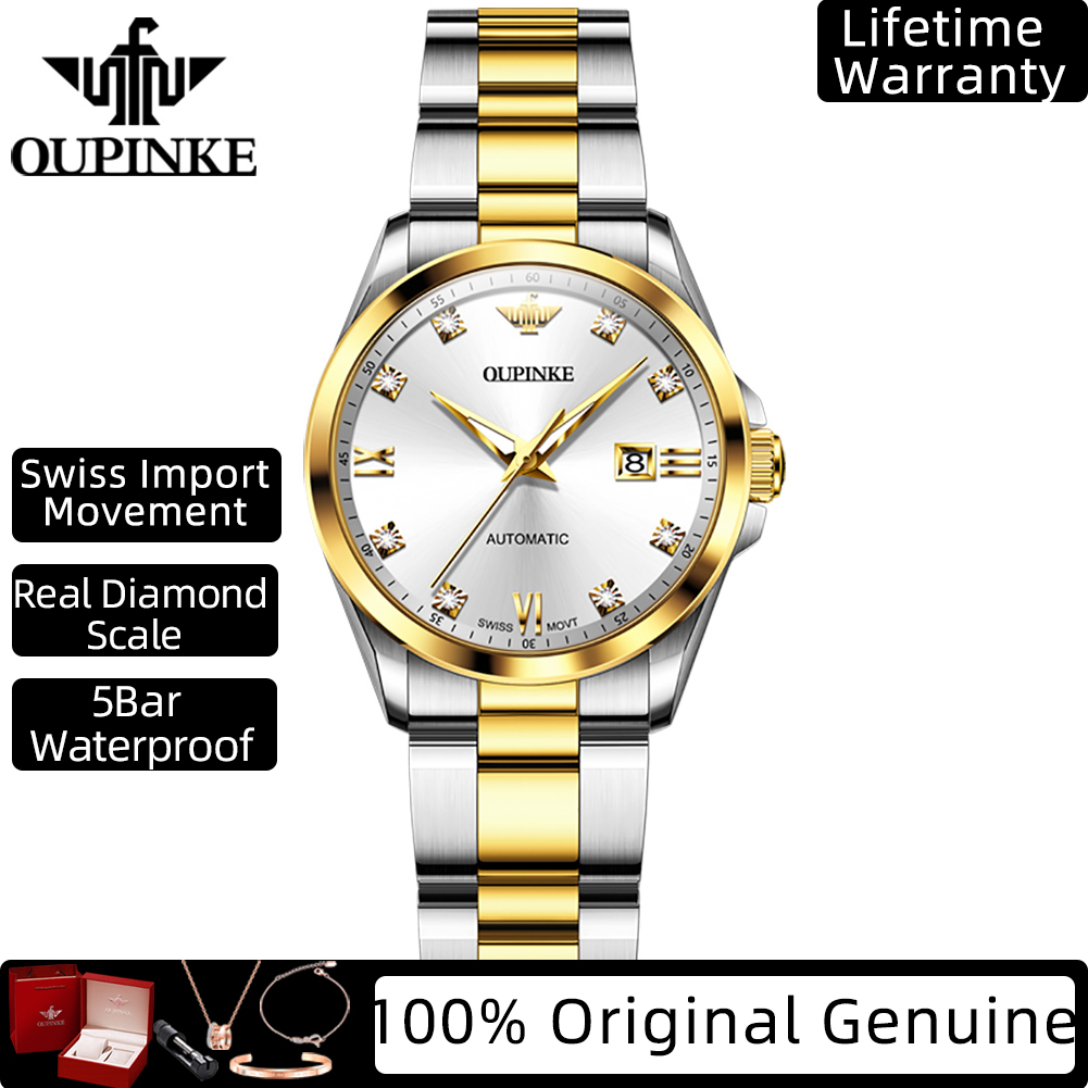 OUPINKE Swiss Automatic Mechan - Luxury Watch Grade recension och pris