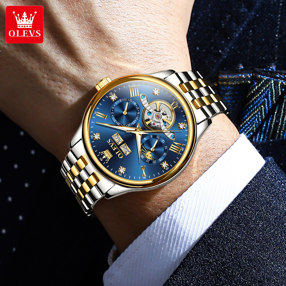 OLEVS 7023 Luxury Business Men - Luxury Watch Hd recension och pris