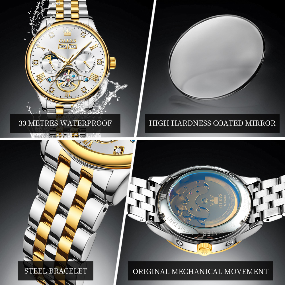 OLEVS 7023 Luxury Business Men - Luxury Watch Hd recension och pris