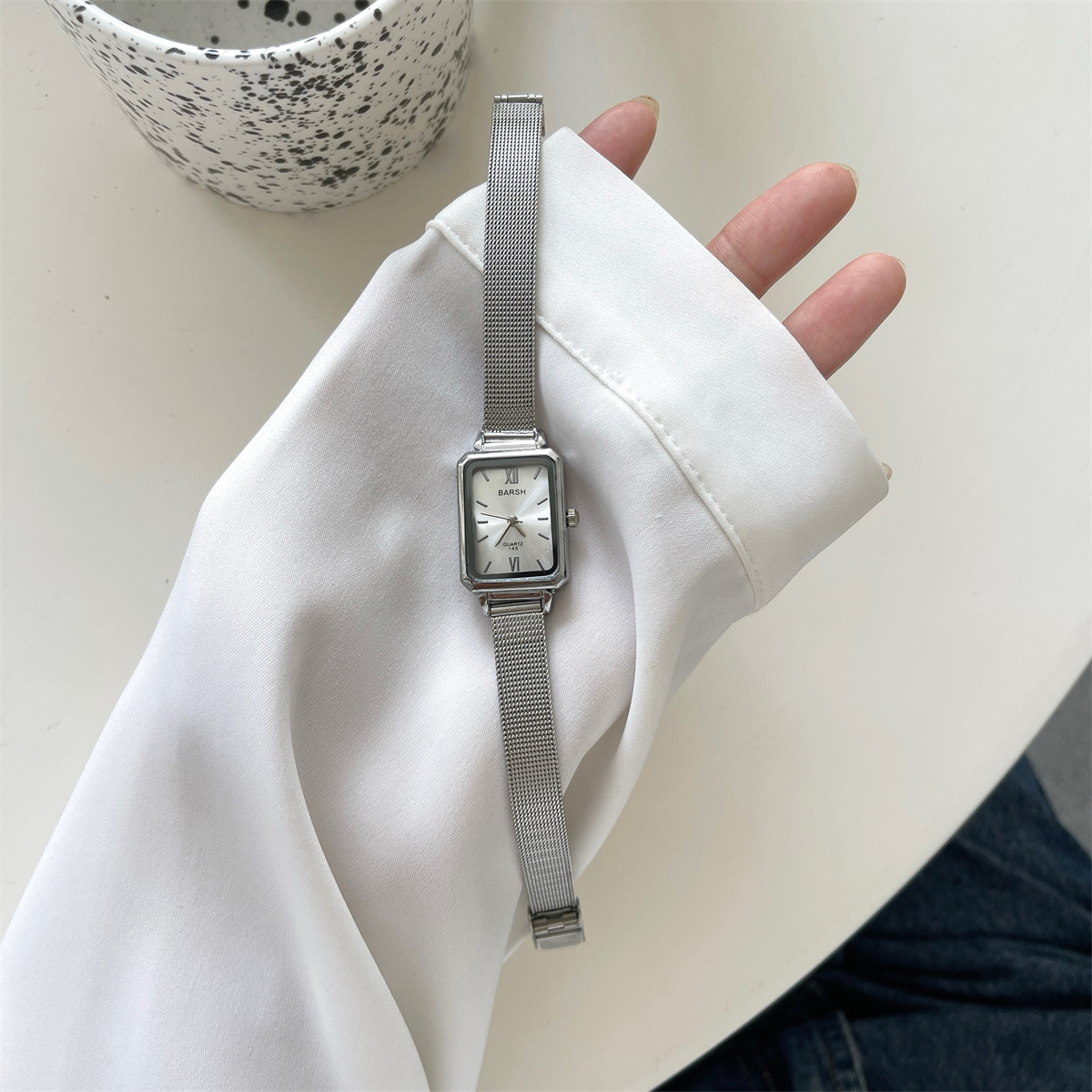 Elegant ladies watch Green squ - Luxury Watch Grade recension och pris