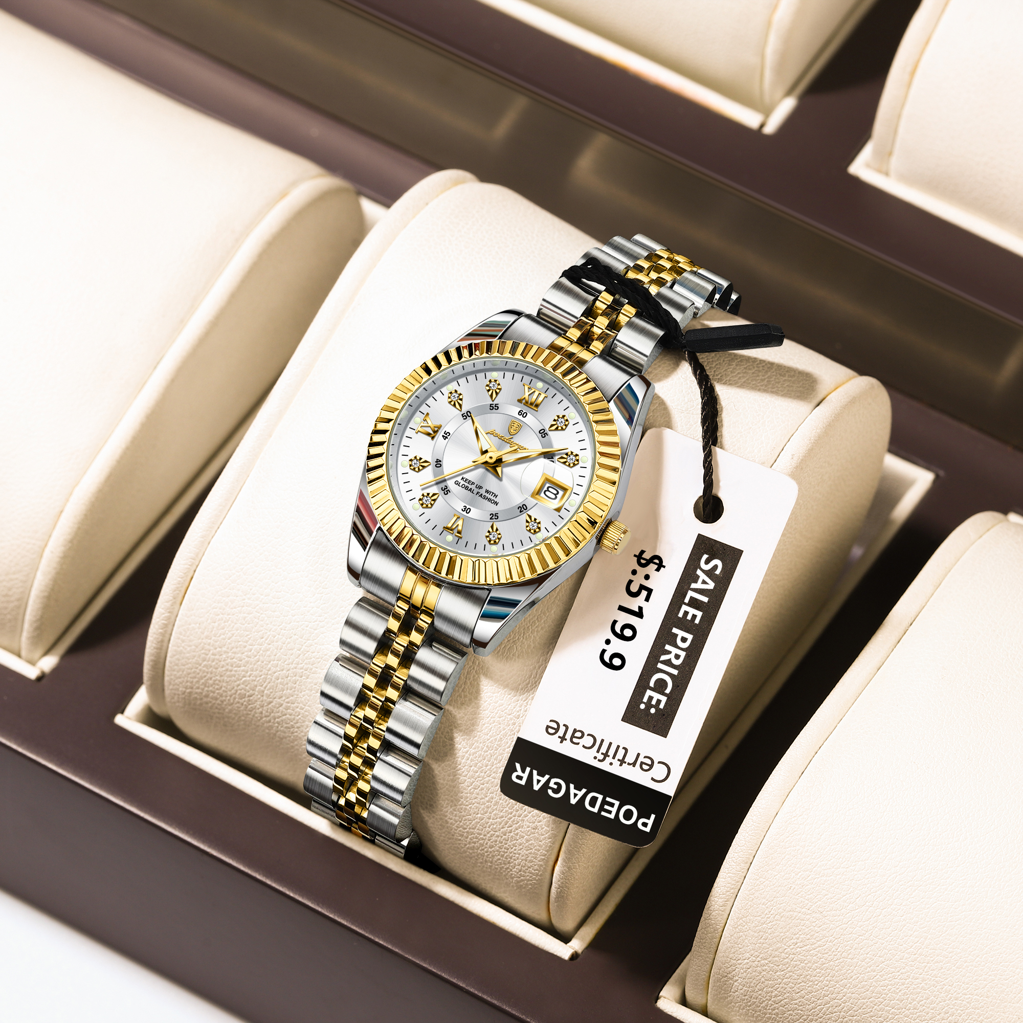 POEDAGAR Luxury Women's Watche - Luxury Watch Cartier recension och pris