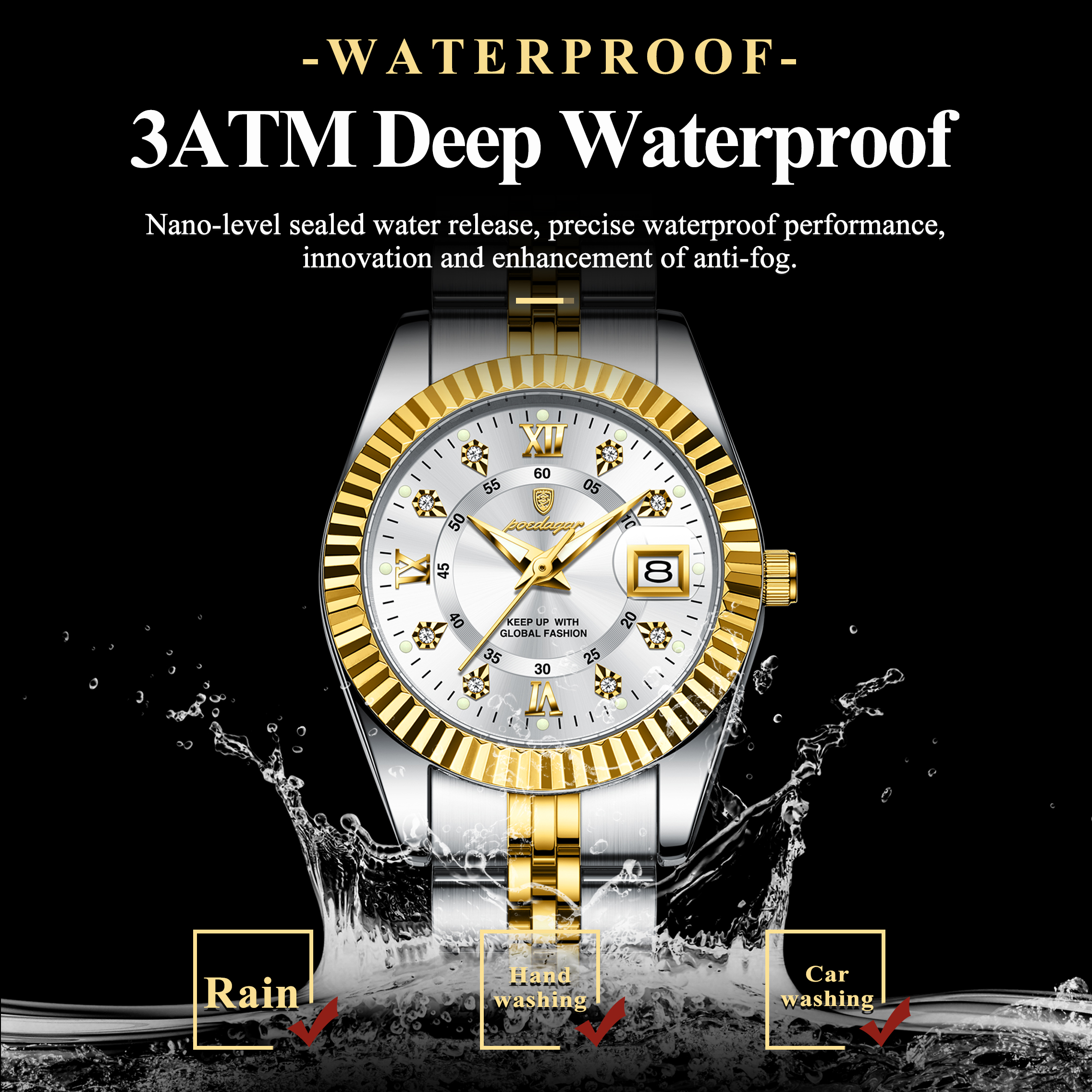 POEDAGAR Luxury Women's Watche - Luxury Watch Cartier recension och pris