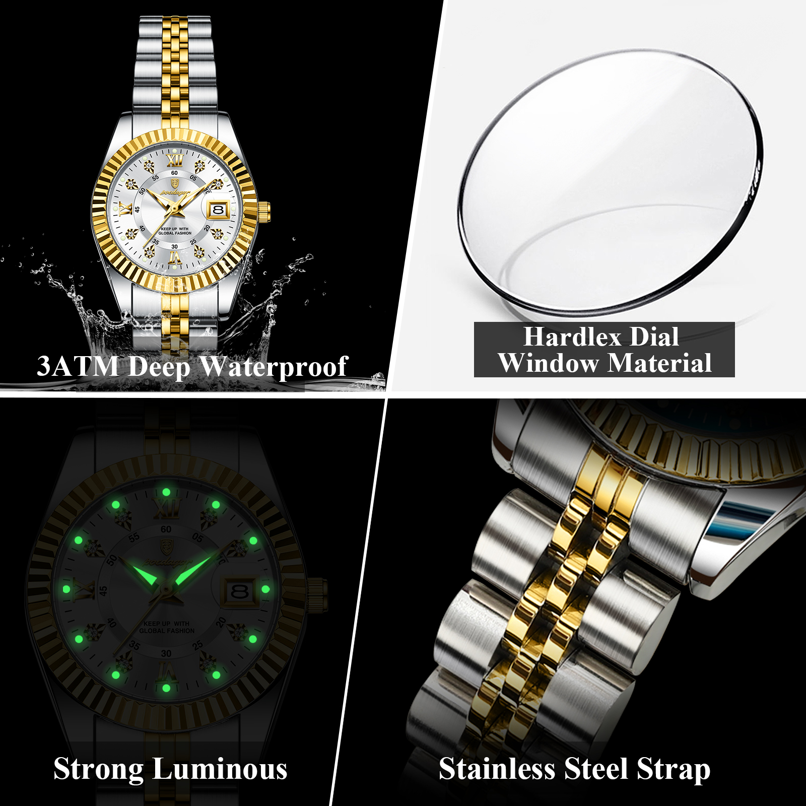 POEDAGAR Luxury Women's Watche - Luxury Watch Cartier recension och pris