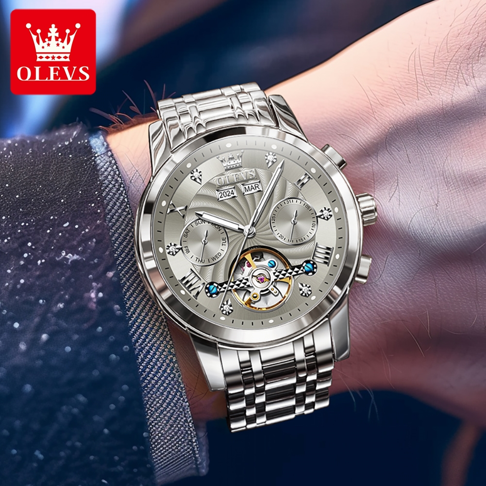 OLEVS 7088 Men Watch Luxury Br - Luxury Watch Hd recension och pris