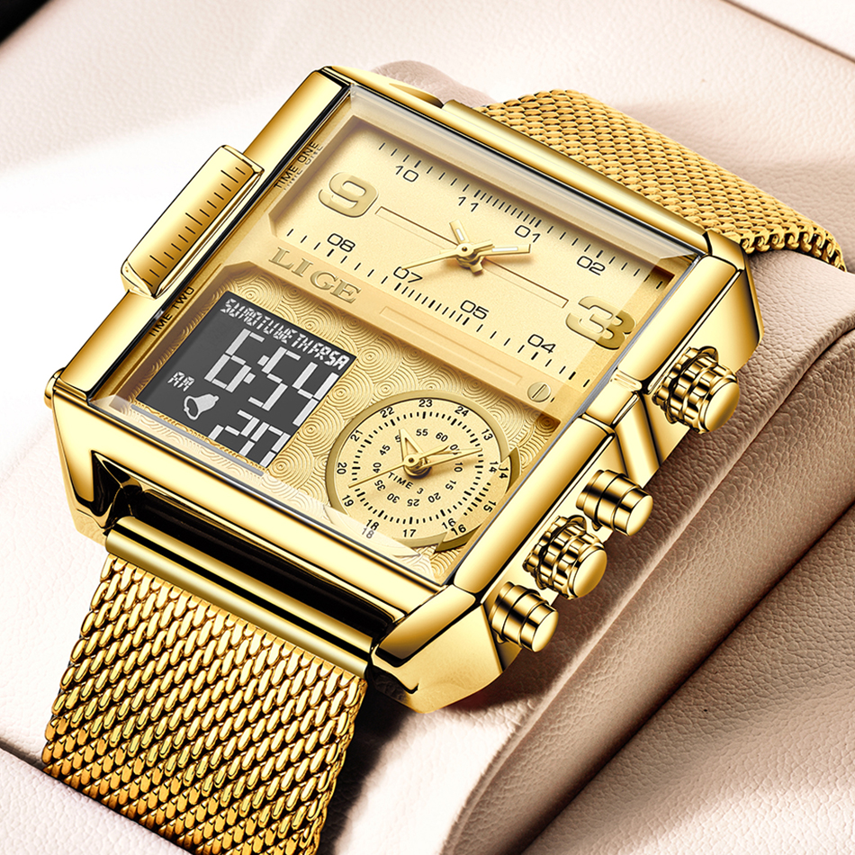 LIGE 2026 Fashion Dual Display - Luxury Watch Brand For Women recension och pris