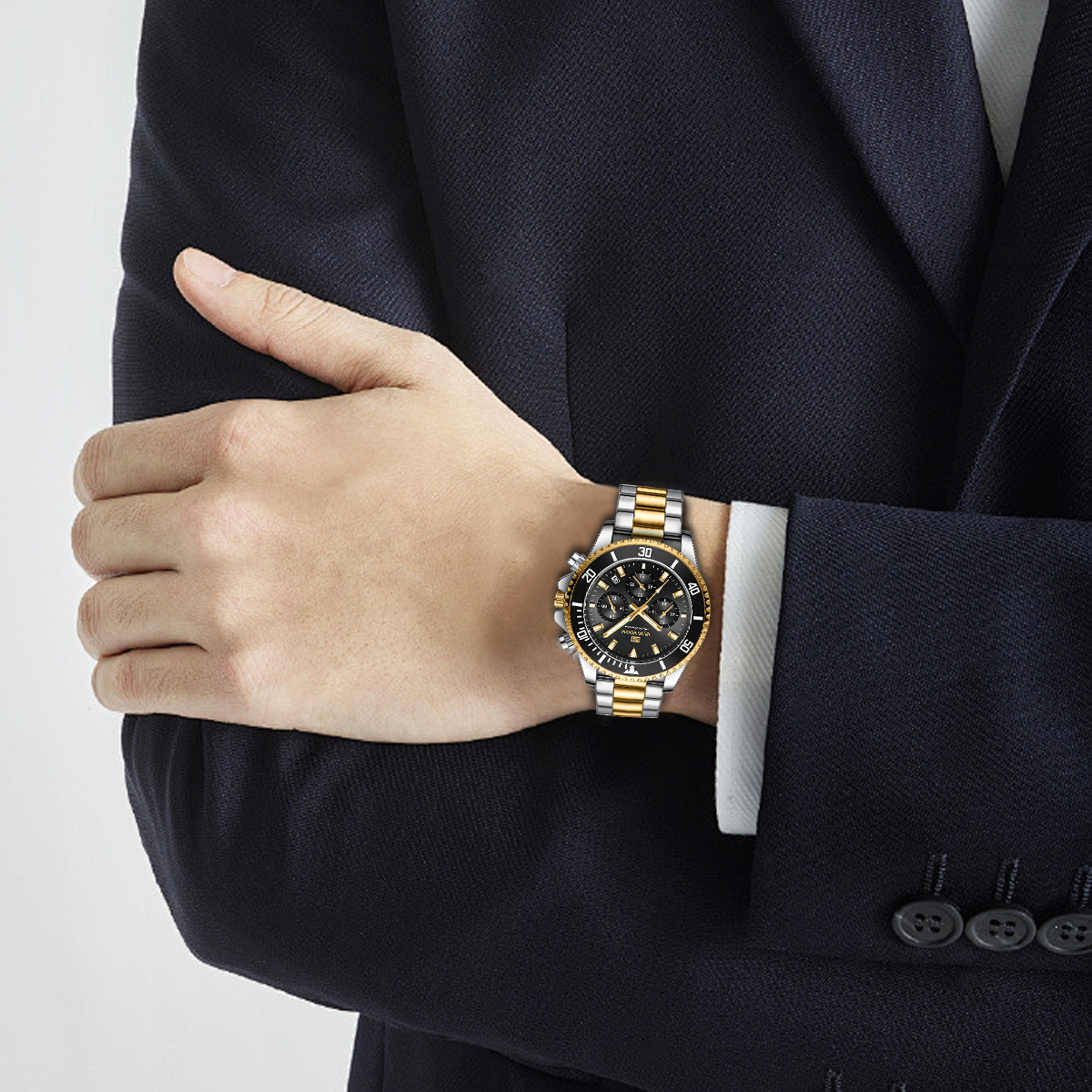 Stainless Steel Mens Sports Wa - Luxury Watch Grade recension och pris