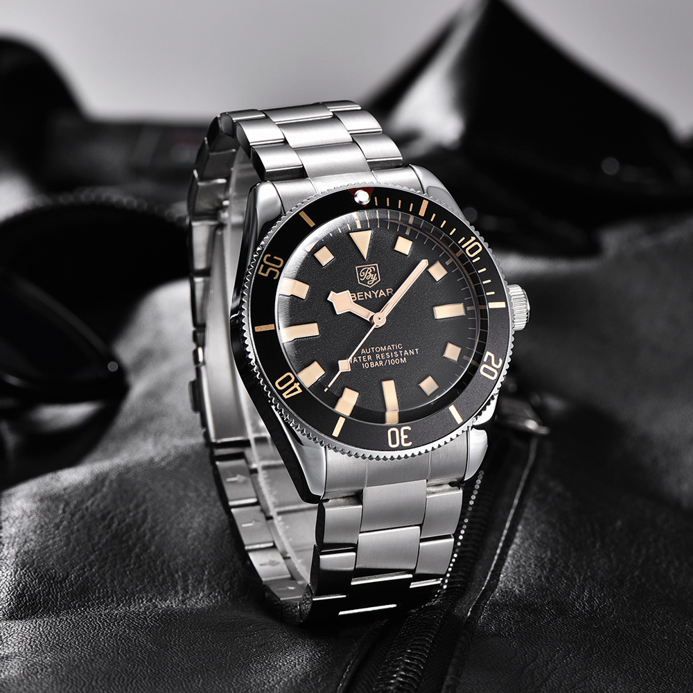 2025 New BENYAR Automatic Watc - Luxury Watch Wallpaper recension och pris