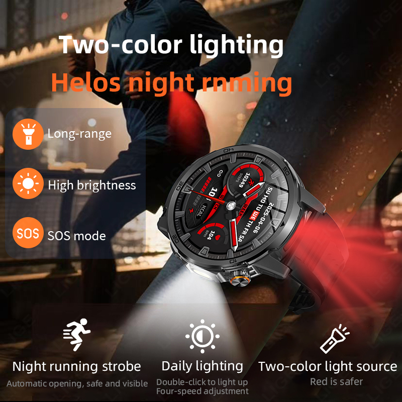 LIGE Military Grade 1000mAh Ba - Luxury Watch Grade recension och pris