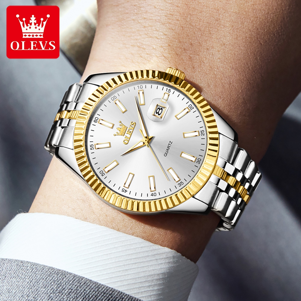 OLEVS 5593 Original Quatz Watc - Luxury Watch Hd recension och pris