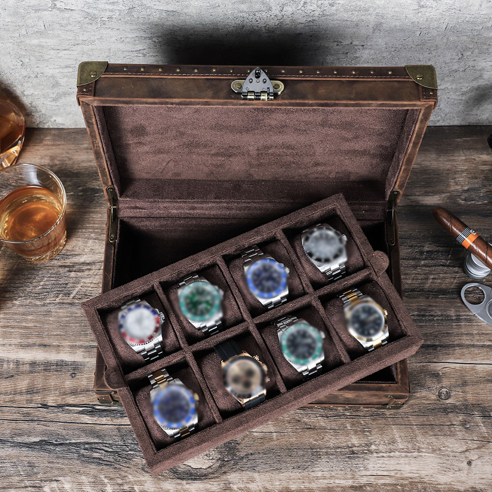 CONTACT'S FAMILY 8 Leather Cus - Luxury Watch Organizer recension och pris
