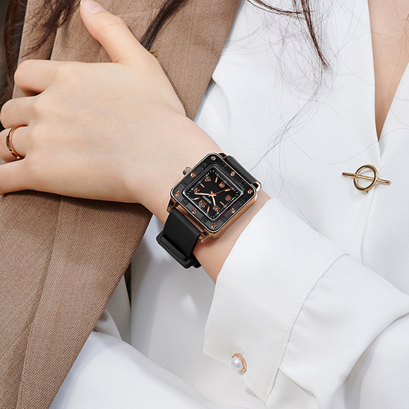 Square Silicone Band Women Wat - Luxury Watch Brand For Women recension och pris