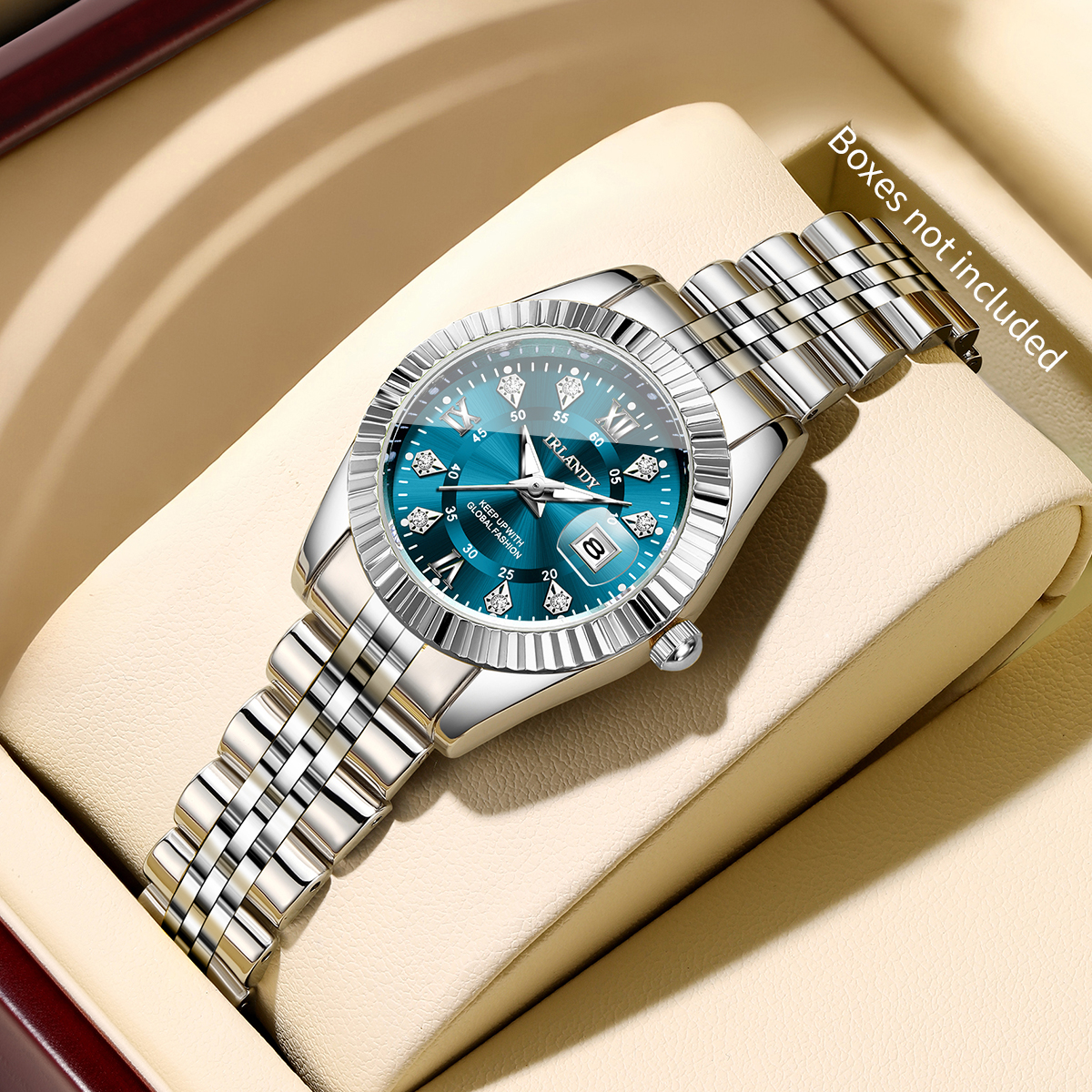 Fashion Roma Dial Women Calend - Luxury Watch Organizer recension och pris