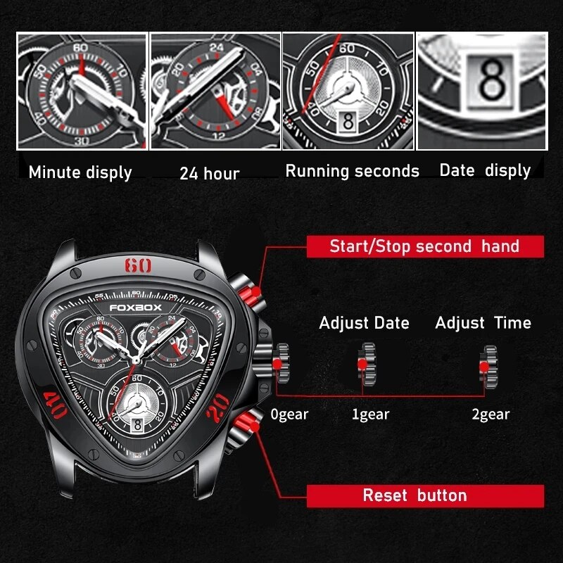 2024 Top Brand Luxury Big Dial - Watch Triangle Luxury recension och pris