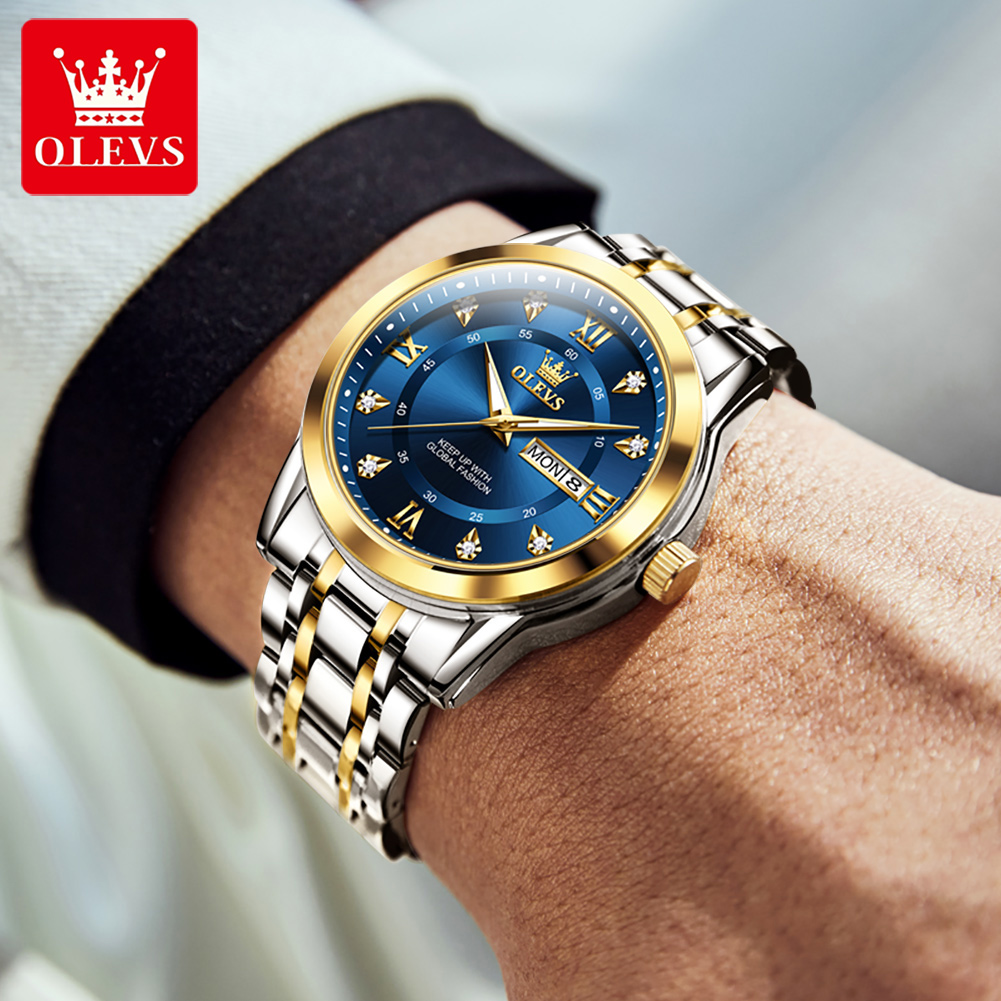 OLEVS Brand Fashion men's watc - Luxury Watch Wallpaper recension och pris