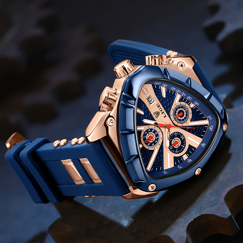 LIGE Watch Men Luxury Brand Bu - Watch Triangle Luxury recension och pris