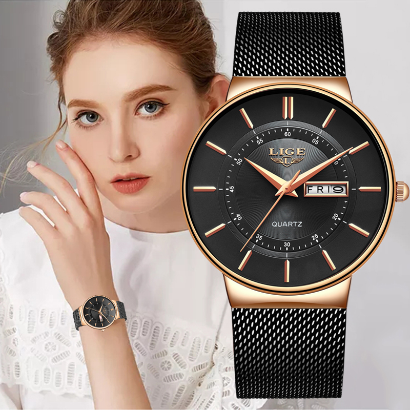 LIGE Women Watches Luxury Bran - Luxury Watch Organizer recension och pris