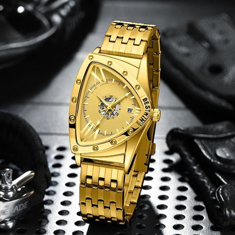 Men Watches Unique Design Top  - Watch Triangle Luxury recension och pris