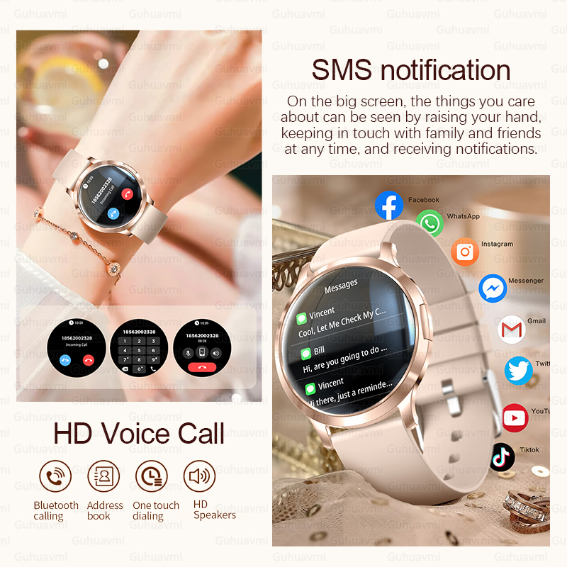 2025 New Smart Watch Women 1.3 - Luxury Watch Hd recension och pris