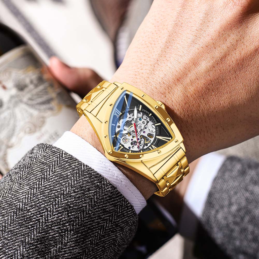 CHENXI Fashion Men's Watch Aut - Watch Triangle Luxury recension och pris