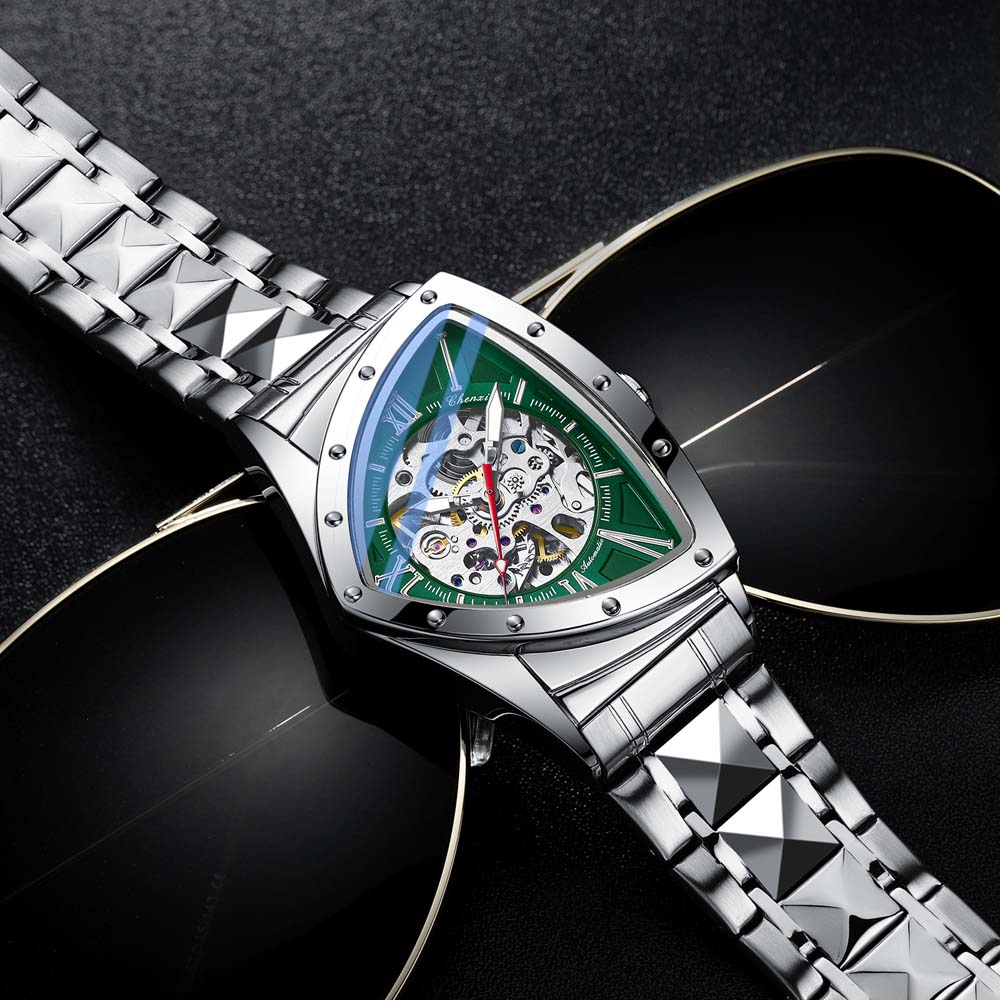 CHENXI Fashion Men's Watch Aut - Watch Triangle Luxury recension och pris
