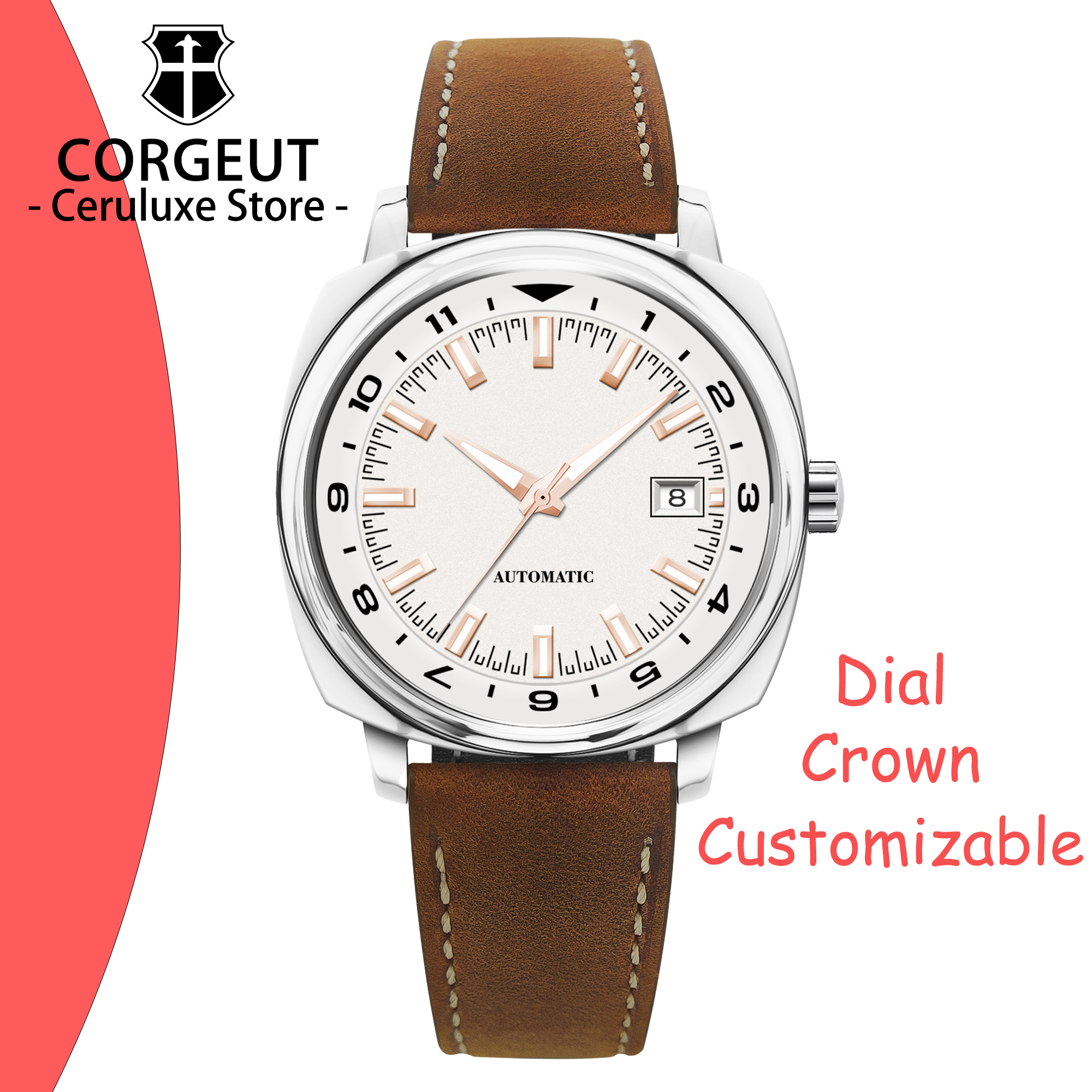 CUSTOM 42MM Stainless Steel Sa - Luxury Watch Wallpaper recension och pris