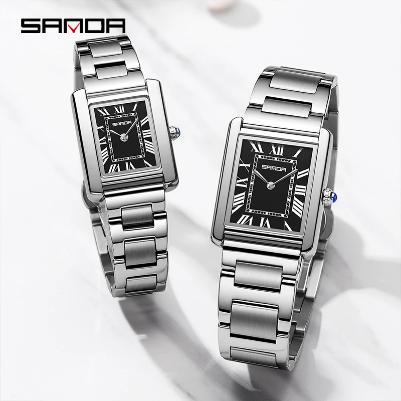 SANDA Couple Tank Quartz Watch - Luxury Watch Cartier recension och pris