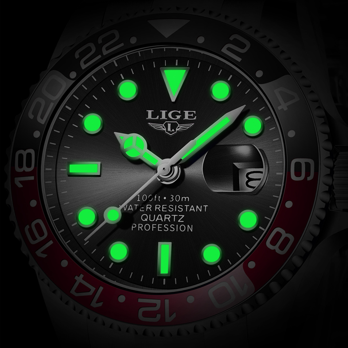 LIGE New Luxury Couple Watches - Luxury Watch Organizer recension och pris